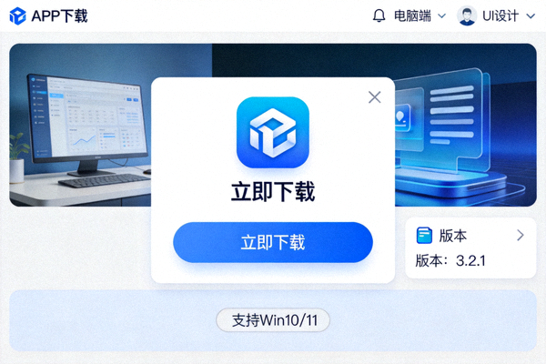 电脑端APP下载界面展示图